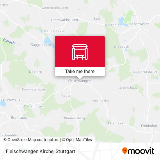 Fleischwangen Kirche map
