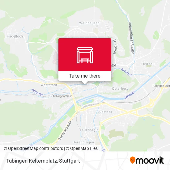 Карта Tübingen Kelternplatz