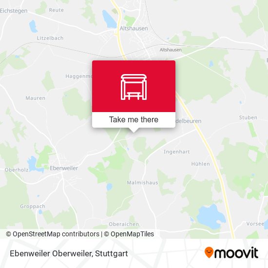 Карта Ebenweiler Oberweiler