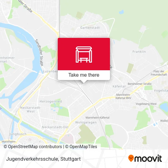 Карта Jugendverkehrsschule