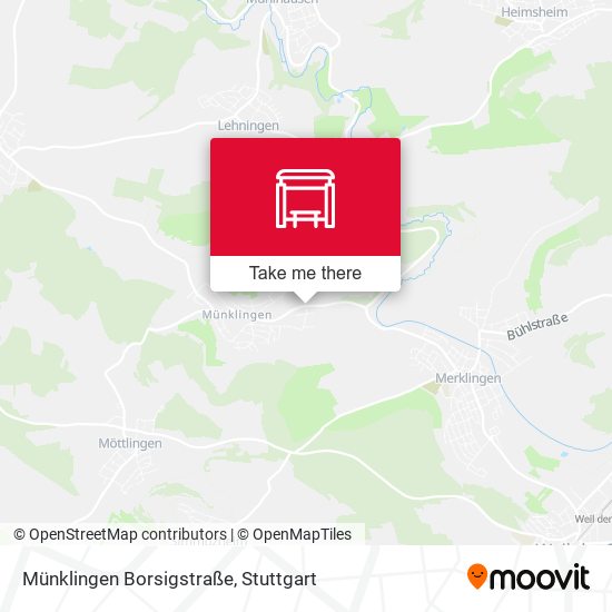 Münklingen Borsigstraße map