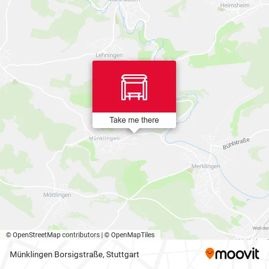 Карта Münklingen Borsigstraße
