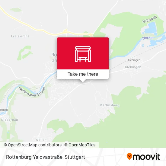 Карта Rottenburg Yalovastraße