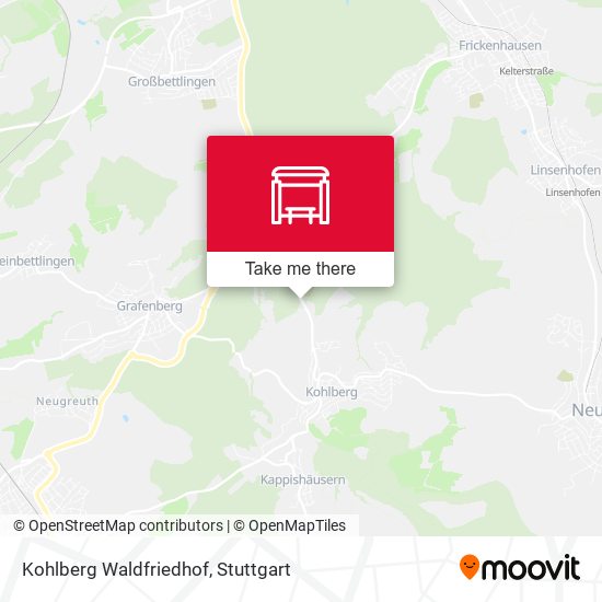 Kohlberg Waldfriedhof map