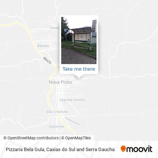 Pizzaria Bela Gula map