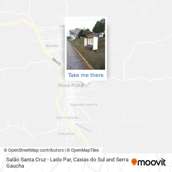 Salão Santa Cruz - Lado Par map
