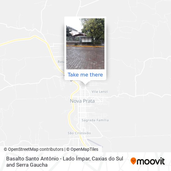 Basalto Santo Antônio - Lado Ímpar map