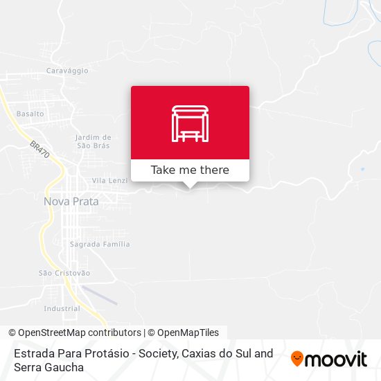 Estrada Para Protásio - Society map