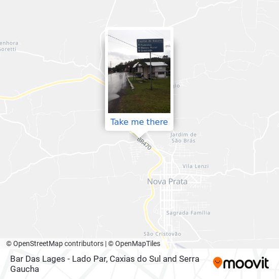 Bar Das Lages - Lado Par map