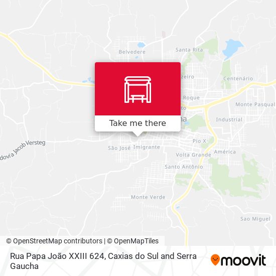 Rua Papa João XXIII 624 map