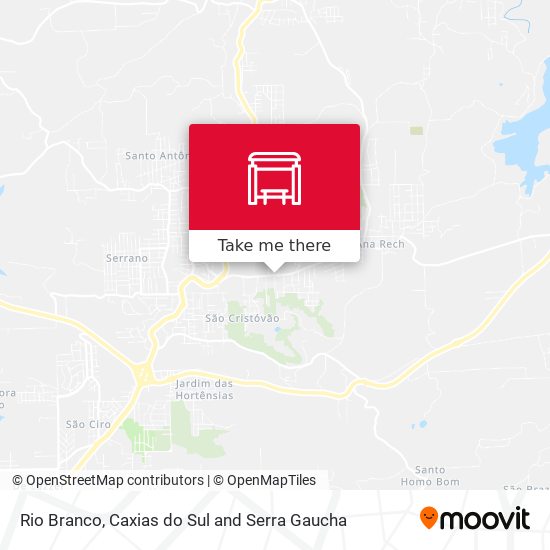 Rio Branco map