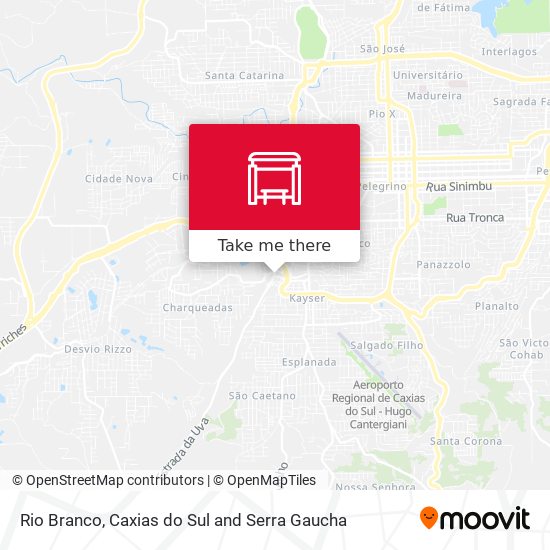 Rio Branco map