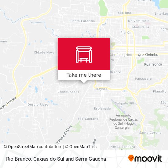 Rio Branco map