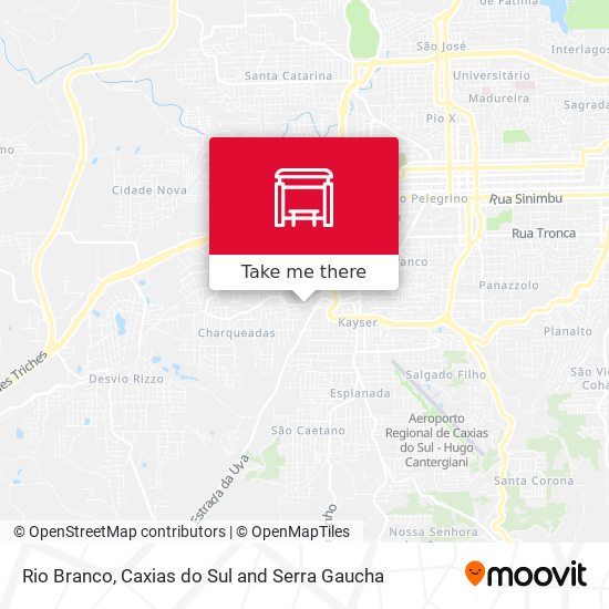 Rio Branco map