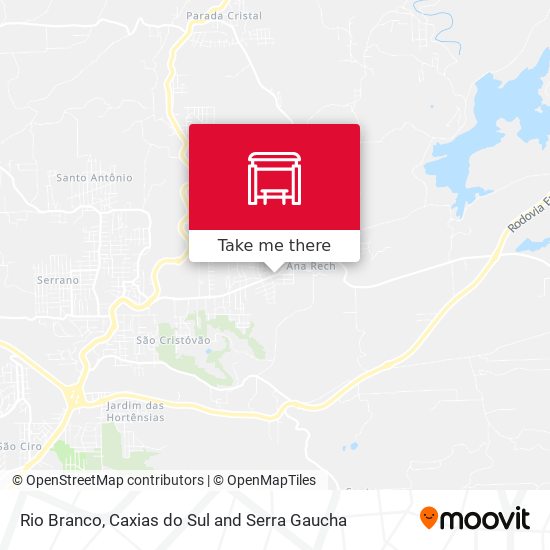 Rio Branco map