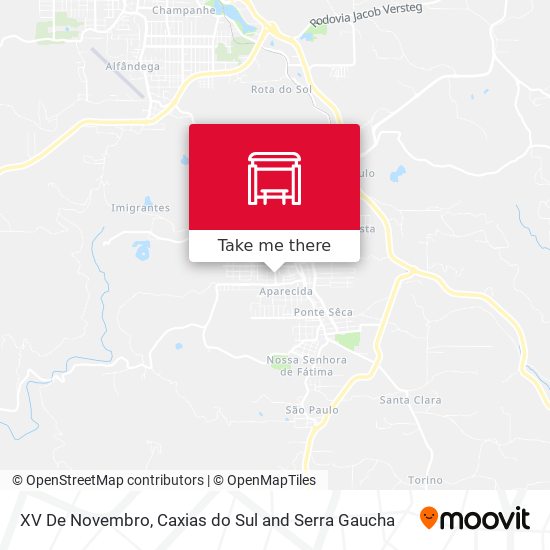 XV De Novembro map