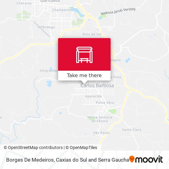 Borges De Medeiros map
