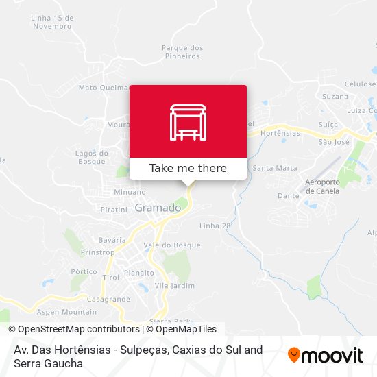 Av. Das Hortênsias - Sulpeças map