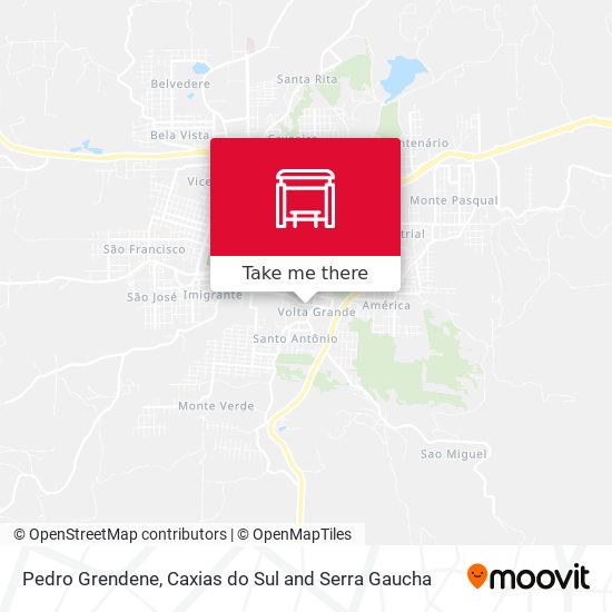 Pedro Grendene map