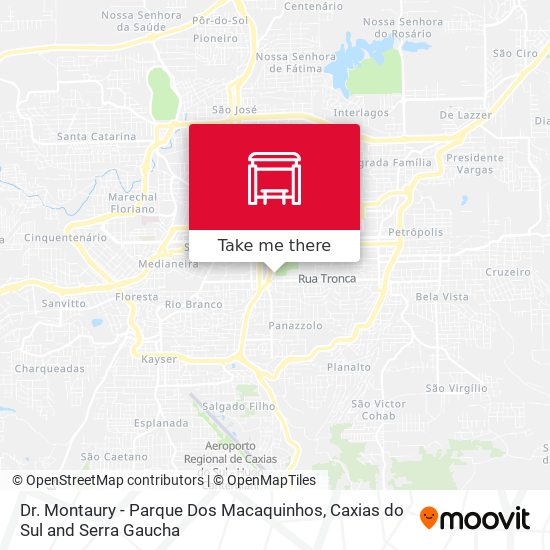 Dr. Montaury - Parque Dos Macaquinhos map