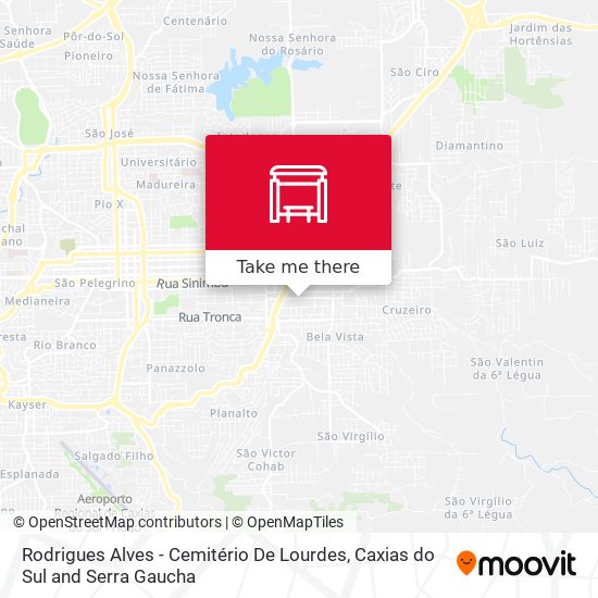 Rodrigues Alves - Cemitério De Lourdes map