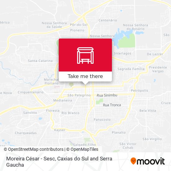 Moreira César - Sesc map