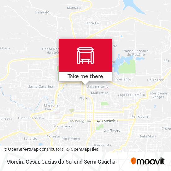 Moreira César map