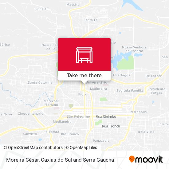 Moreira César map