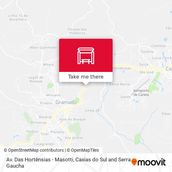 Av. Das Hortênsias - Masotti map
