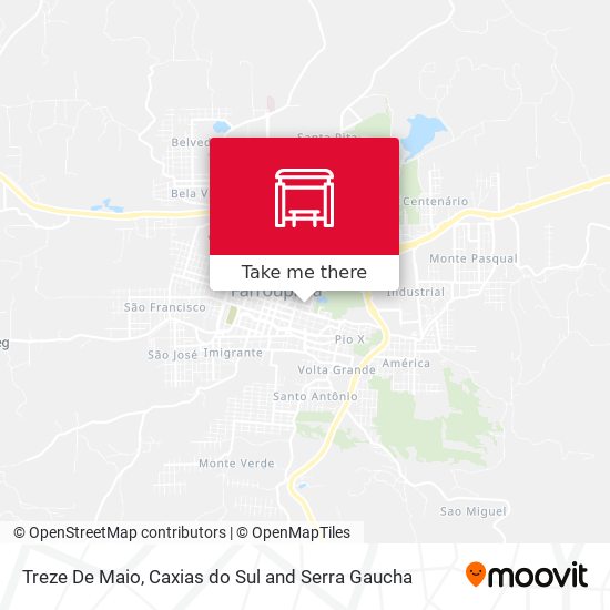 Treze De Maio map