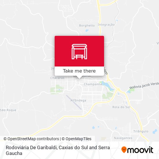 Rodoviária De Garibaldi map