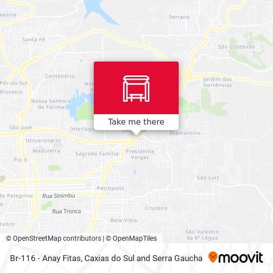 Br-116 - Anay Fitas map