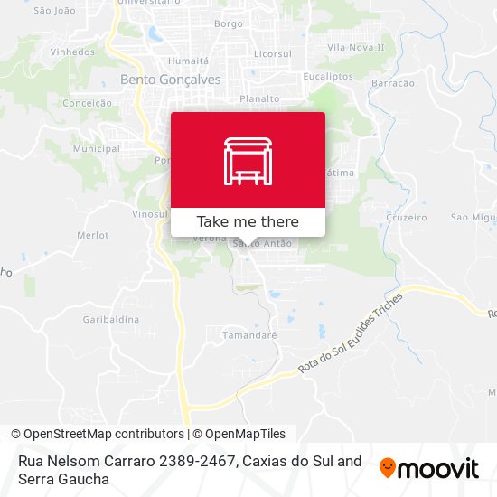 Rua Nelsom Carraro 2389-2467 map