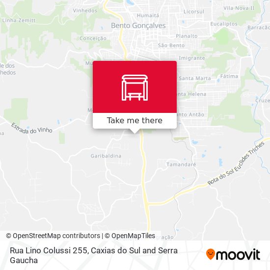 Rua Lino Colussi 255 map