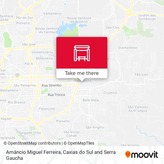 Amâncio Miguel Ferreira map
