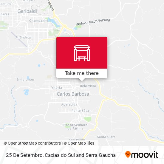 25 De Setembro map