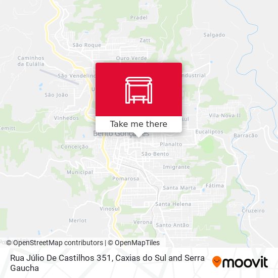 Rua Júlio De Castilhos 351 map