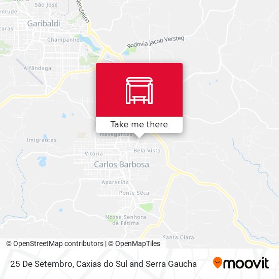 25 De Setembro map