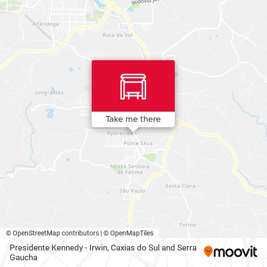 Presidente Kennedy - Irwin map