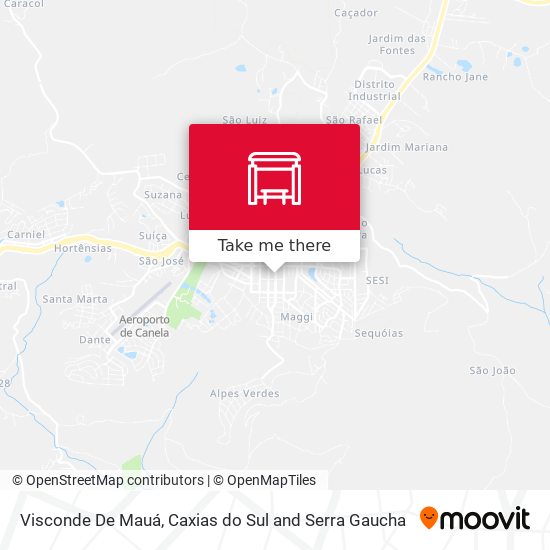Visconde De Mauá map