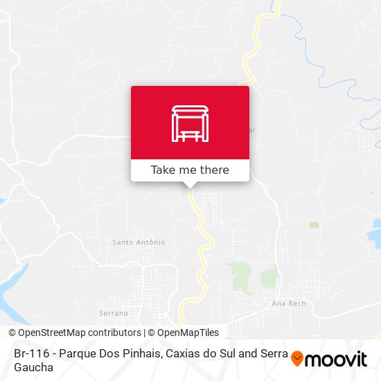 Br-116 - Parque Dos Pinhais map