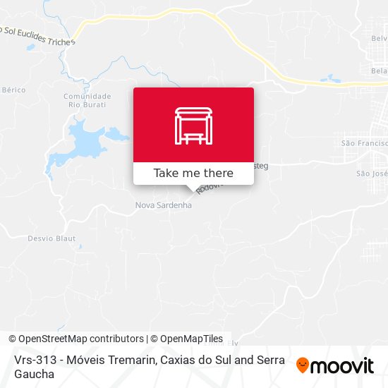 Vrs-313 - Móveis Tremarin map