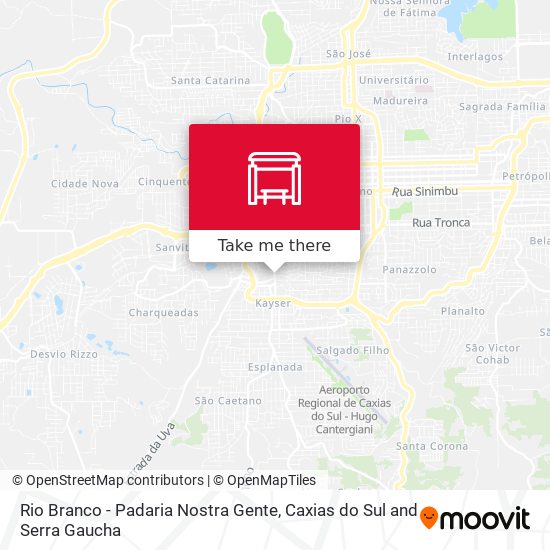 Rio Branco - Padaria Nostra Gente map