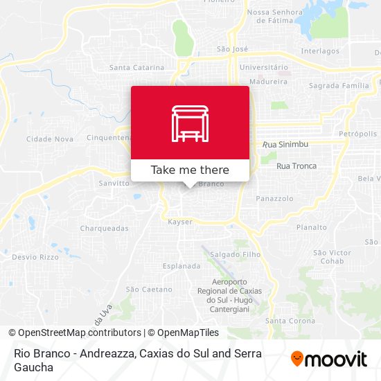 Rio Branco - Andreazza map