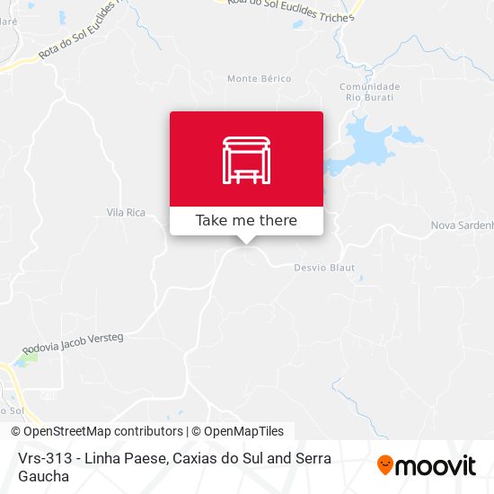 Vrs-313 - Linha Paese map