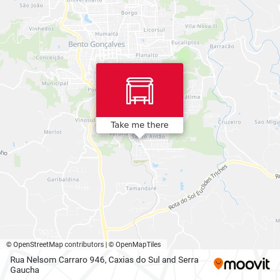 Rua Nelsom Carraro 946 map