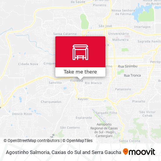 Agostinho Salmoria map