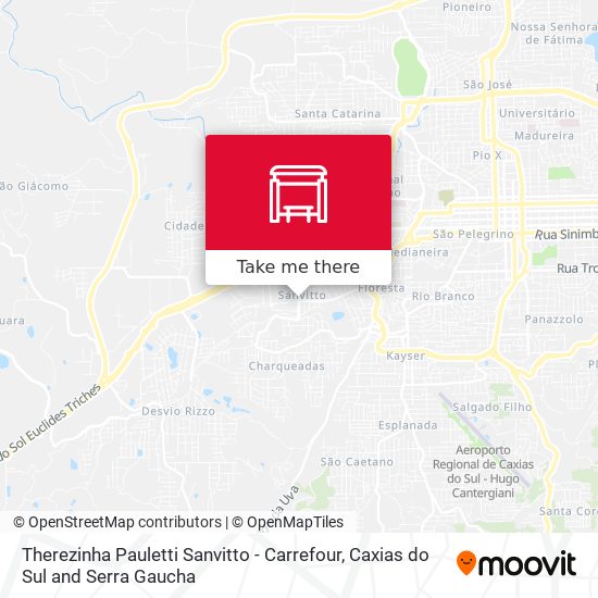 Therezinha Pauletti Sanvitto - Carrefour map