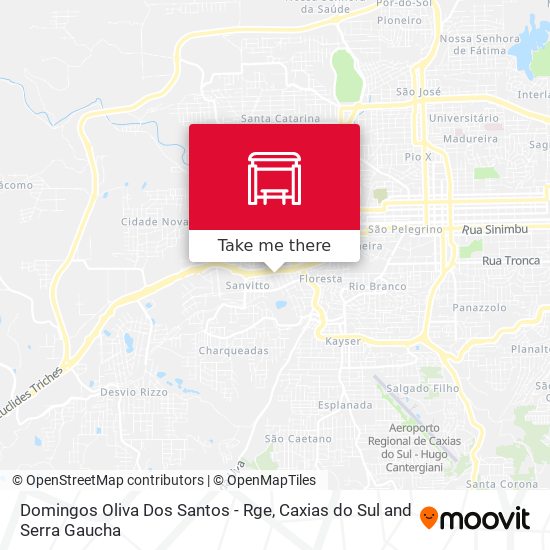 Domingos Oliva Dos Santos - Rge map