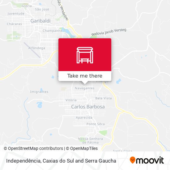 Independência map